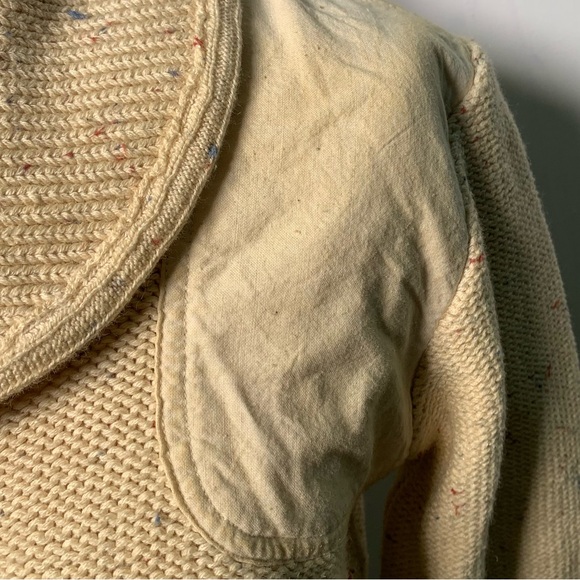 Vintage knitted zipper sweater 70s - Picture 6 of 16